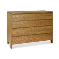 Bentley Designs Domino Wide Chest - Oak