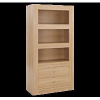 bexley 3 tier bookcase oak