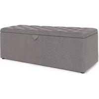 Bergerac Storage Bench, Graphite Grey