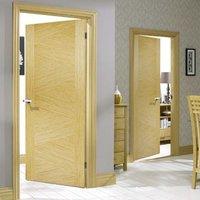 Bespoke Zeus Oak Flush Door - Prefinished