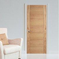 bespoke carini 7p oak flush door prefinished