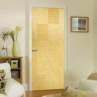 bespoke apollo oak flush door prefinished