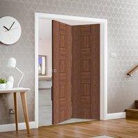 bespoke thrufold messina walnut flush folding 20 door prefinished