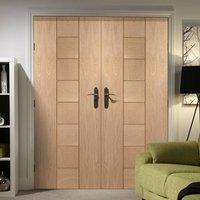 Bespoke Messina Oak Solid Door Pair