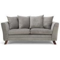 Bella 2 Seater Fabric Sofa Silver