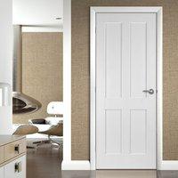 bespoke victorian shaker 4 panel fire door 12 hour fire rated and whit ...