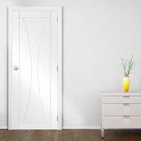 Bespoke Verona White Primed Flush Door