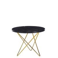 Beleven August Coffee Table, Black Marble