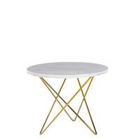 Beleven August Coffee Table, White Marble