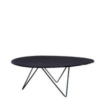 Beleven Organic Coffee Table, Black Marble