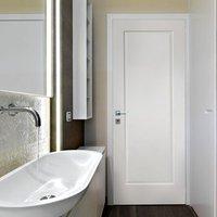 Bespoke Cesena White 1 Panel Door - Prefinished