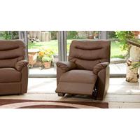 belvedere reclining armchair brown