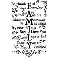 Be Thankful Quote Wall Stickers Be Happy English Words Vinyl Wall Decals Vine Flower Sticker Home Decor For Family Kids Room