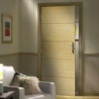 bespoke lille oak flush door prefinished