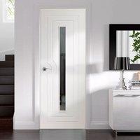 Bespoke Potenza White Glazed Door - Prefinished