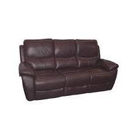 Bentley Leather 3 Seater Recliner Sofa