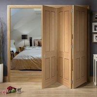 bespoke thrufold victorian 4p oak shaker folding 30 door