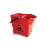 bentley mb16r 16 litre heavy duty mop bucket red