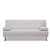 berlin fabric sofa bed cream