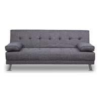 Berlin Fabric Sofa Bed Pebble Grey