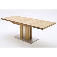 Bergamo Extendable Dining Table Wide In Solid Oak