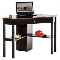 Bente Home Office Corner Computer Desk In Cinnamon Cherry