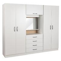 Bella Fitted Wardrobe White