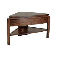 Belvedere Oak Old English Finish Corner TV Unit