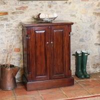 belarus mahogany shoe storage cupboard with 2 doors