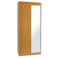 Beech Mirror Wardrobe