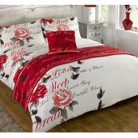 bed in a bag duvet cover pillowcase bed set odette red king