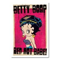 Betty Boop Hot Babe Poster White Framed - 96.5 x 66 cms (Approx 38 x 26 inches)