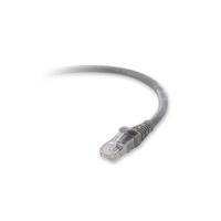 belkin cat6a patch cable 1 x rj 45 male 1 x rj 45 male 10ft grey netwo ...