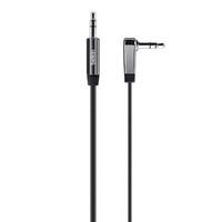 Belkin 1.8m 3.5mm Flat Right Angle AUX Cable - Black