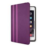 Belkin Twin Stripe Folio Case with Multiple Viewing Angles for iPad Mini 4, iPad Mini 3, iPad Mini 2 and iPad Mini - Pinot Purple