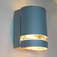 Beautiful Focus ext. wall light, 1-bulb - silver