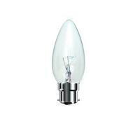 Bell 40w Tough Lamp Candle Clear BC - 00051