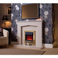 Be Modern Melrose Marble Electric Fire Suite