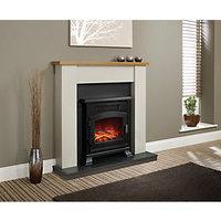 Be Modern Ravensdale Timber Top Electric Fire Suite