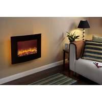 be modern quattro electric wall fire 635mm curved black