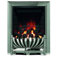 be modern avantgarde deepline 180mm inset gas fire chrome