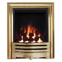 Be Modern Contessa Deepline 180mm Inset Gas Fire - Brass