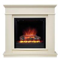 Be Modern Avalon Ivory Effect LED Electric Fire Suite