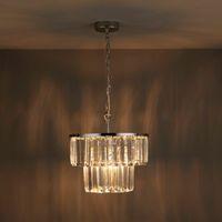 beaufort cut glass clear pendant ceiling light