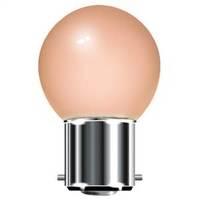 bell 15w 45mm round ball pink vacuum filled bc 01516