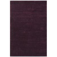 Bellagio Plum Plain Viscose Rug