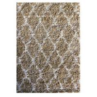 beige trellis shaggy rug helsinki m