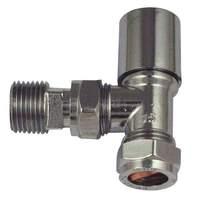 Bentans Chrome Head Valve Straight