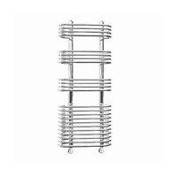 Bentans Potton Chrome Curved Towel Radiator W 500mm x H 900mm