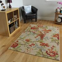 bella synthetic floral beige rugs 120 cm x 170 cm 4 x 56